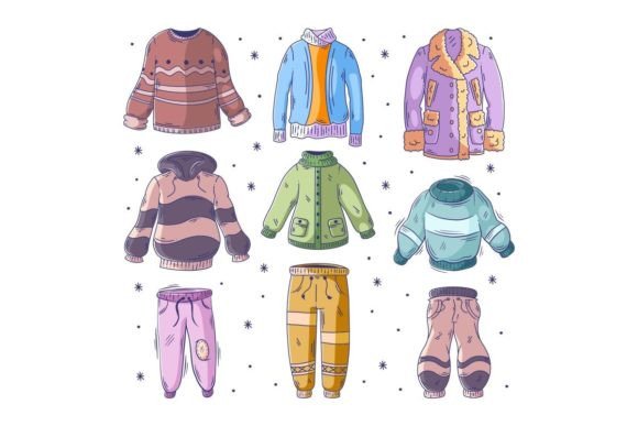 Download Warm Clothes Hand Drawn Doodle - Doodle Collection