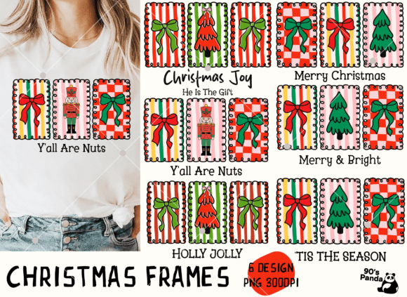 Download Christmas Doodle Frame Design Bundle PNG - Doodle Collection