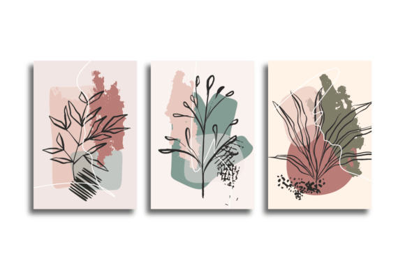 Download Outline Leaves and Abstract Shapes - Abstract shapes Collection