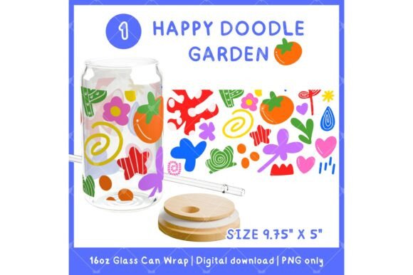 Download Happy Doodle Garden / Fun &amp; Bright - Doodle Collection