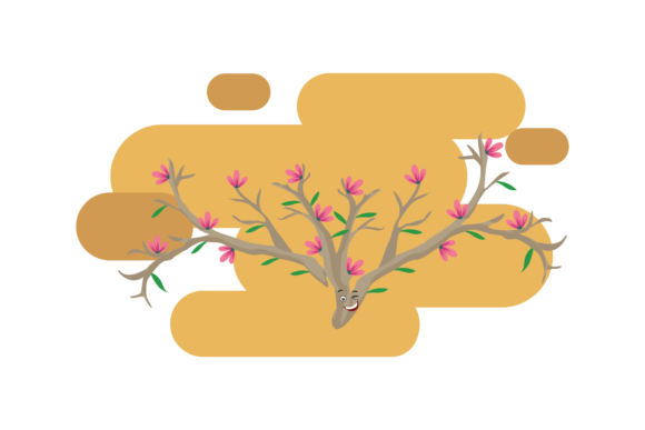 Download Spring Flower Branch Kawaii Cute - Flower branch Collection